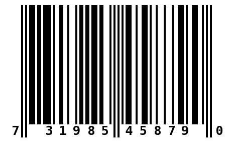 UPC barcode 731985458790
